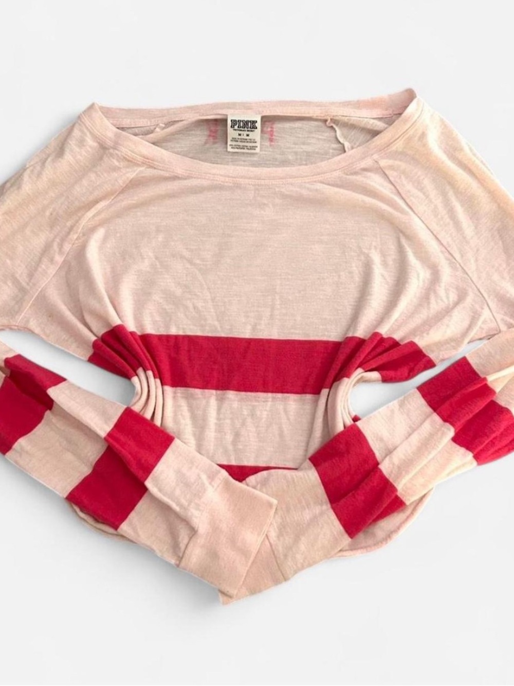 Cropped Victoria’s Secret Pink Long Sleeve